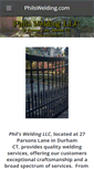 Mobile Screenshot of philswelding.com